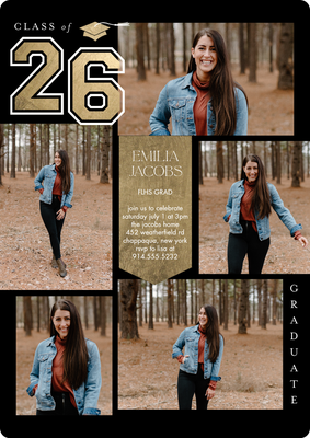2026 Grad Grid Photo Card, 5x7