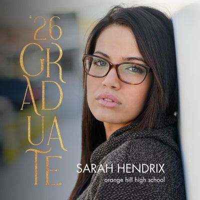 Distinguished Graduate Acrylic Magnet, 2x2