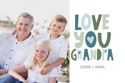 We Heart Grandpa Magnets
