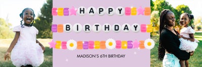 Celebrate Birthday Friendship Banners