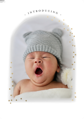 Baby Arch Photo Card, 5x7