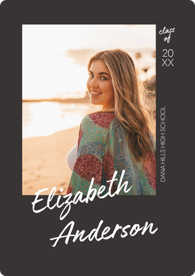 Signature Graduate Photo Card, 5x7