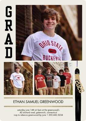 Grad 2026 Tassel Photo Card, 5x7