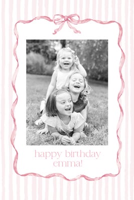 Portrait Stripes Ribbon Poster Prints