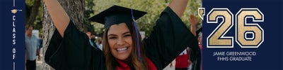 Celebrate Grad 2026 Modern Vinyl Banners