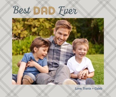 Plaid Dad Poster Prints