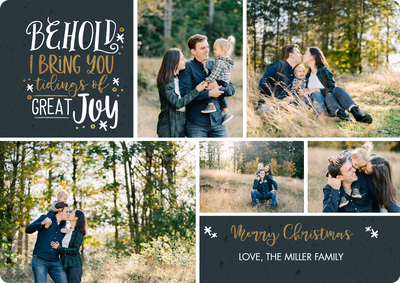 Tidings Of Joy Photo Card, 5x7