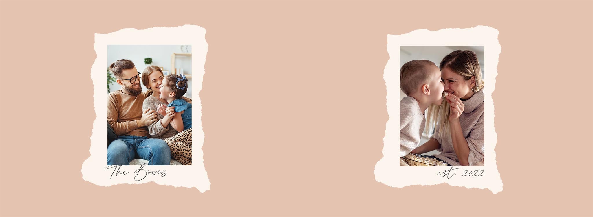 Photo Travel Tumbler, 22oz Paper Collage Customizable in Pink
