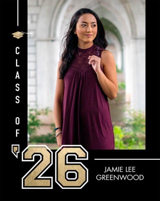 Portrait Grad 2026 Collegiate Board Prints