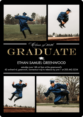 Graduate 2026 Formal Photo Card, 5x7
