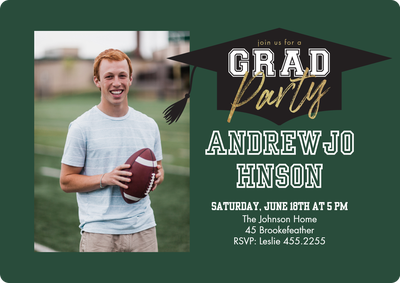 Party with the Grad Photo Card, 5x7