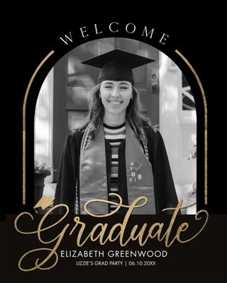 Portrait Grad Welcome Arch Board Prints