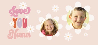 Floral Collage Nana Mugs