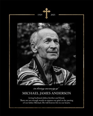 Portrait Memorial Star Frame Board Prints