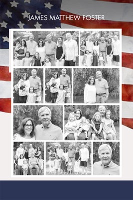 Portrait Memorial Flag Gallery Poster Prints