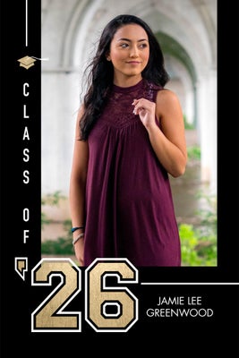 Portrait Grad 2026 Collegiate Poster Prints