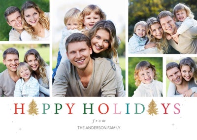 Spruce Holidays Photo Card, 5x7
