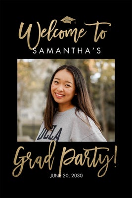 Portrait Grad Welcome Photo Poster Prints