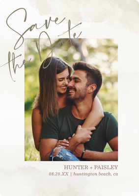 Lovely Cursive Photo Card, 5x7