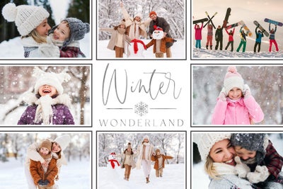 Snowflake Winter Magnets