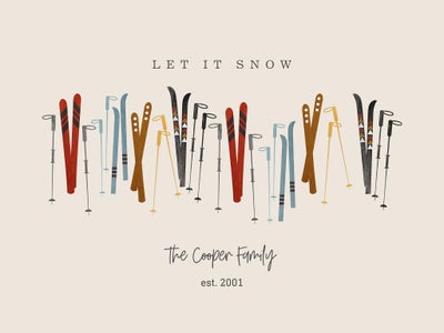 Let it Snow Poster Prints