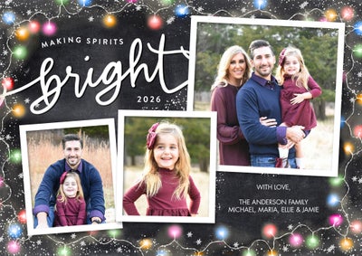Christmas 2026 Bright Photo Card, 5x7