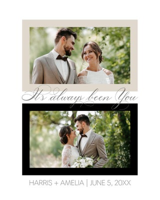 Our Forever Begins Repositionable Calendars