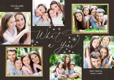 What A Year Photo Card, 5x7