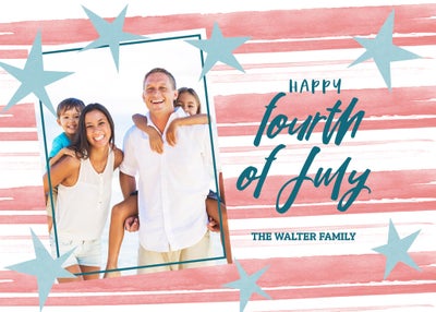 Watercolor Stars and Stripes Magnets