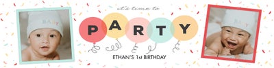 Celebrate Party Balloons Banners