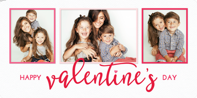Valentine Color Frames Photo Card, 5x7