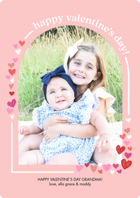 Valentine Arch Photo Card, 5x7