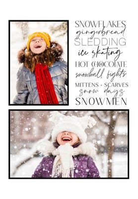 Winter Favorites Hanging Canvas, 11x14