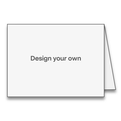 Design Your Own Folded Card, 5x7