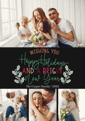 Happy and Bright Photo Card, 5x7