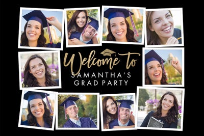 Portrait Grad Welcome Collage Poster Prints