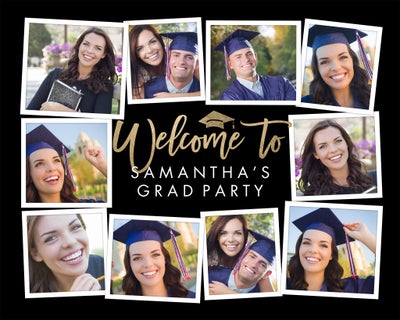Portrait Grad Welcome Collage Board Prints