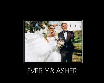 Wedding Arch Double Sided Photo Book, 8.5x11