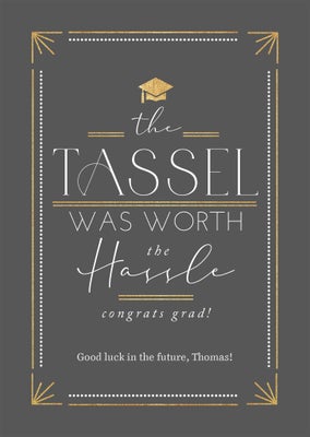 Worth the Hassle Folded Card, 5x7