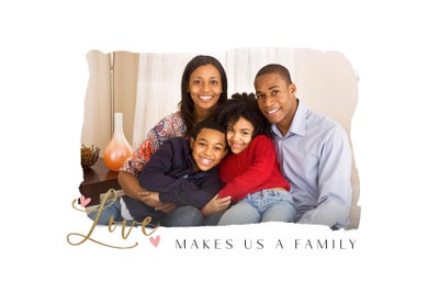 Love makes us a Family Magnets