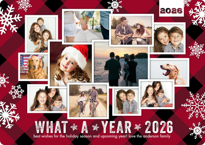 2026 Holiday What a Year Photo Card, 5x7