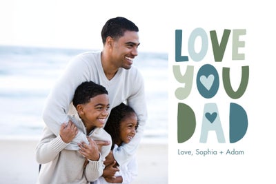 We Heart Dad Magnets