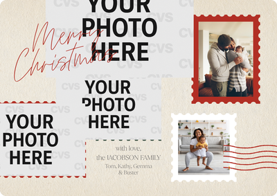 Postage Christmas by MegTed Photo Card, 5x7