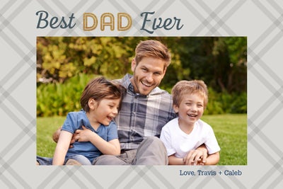 Plaid Dad Poster Prints