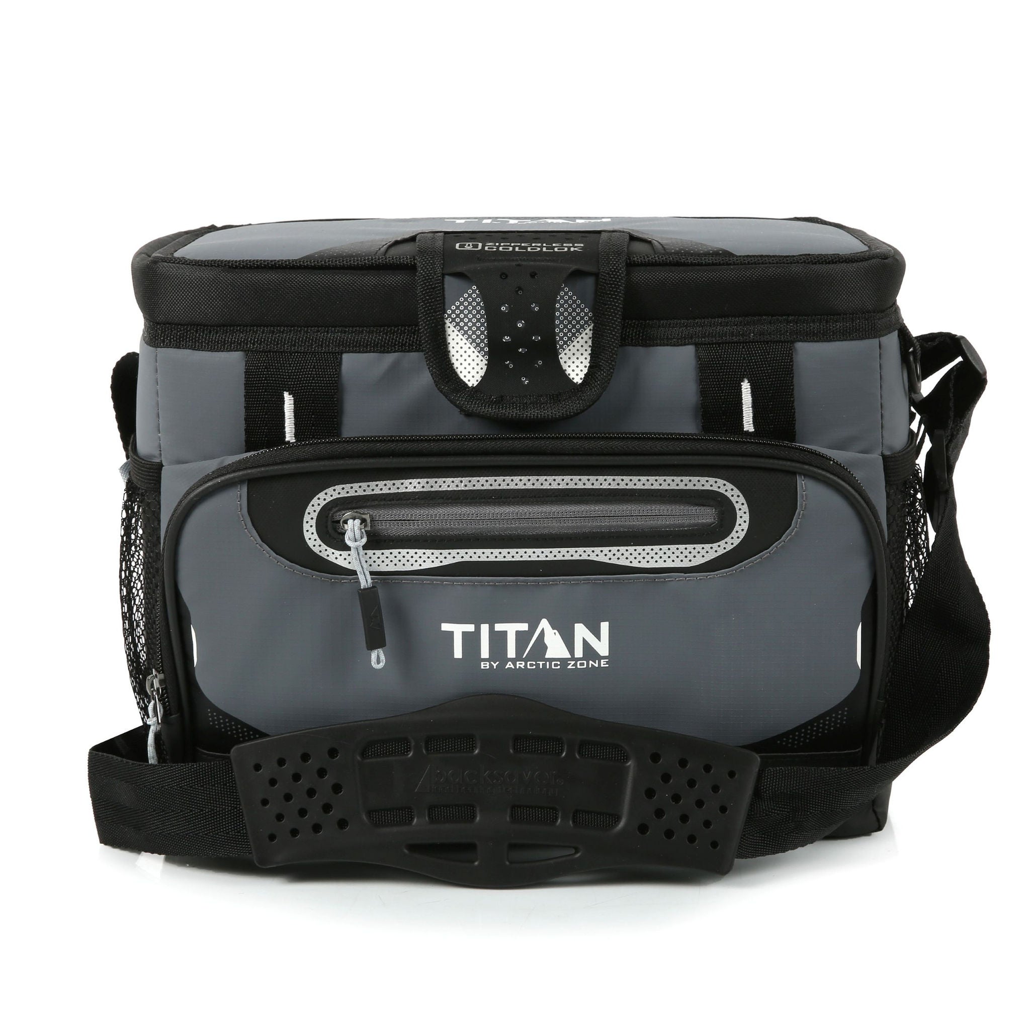 Arctic Zone Titan 12-Can Zipperless Hardbody Cooler, Gray/Black