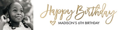 Celebrate Birthday Script Banners