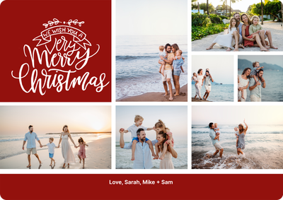 Christmas Collage Photo Card, 5x7