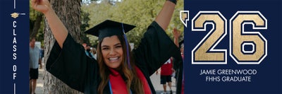 Celebrate Grad 2026 Modern Vinyl Banners