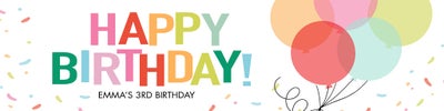 Celebrate Balloons Confetti Banners