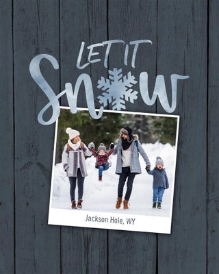 Snowflake Snuggle Floating Frame, 11x14